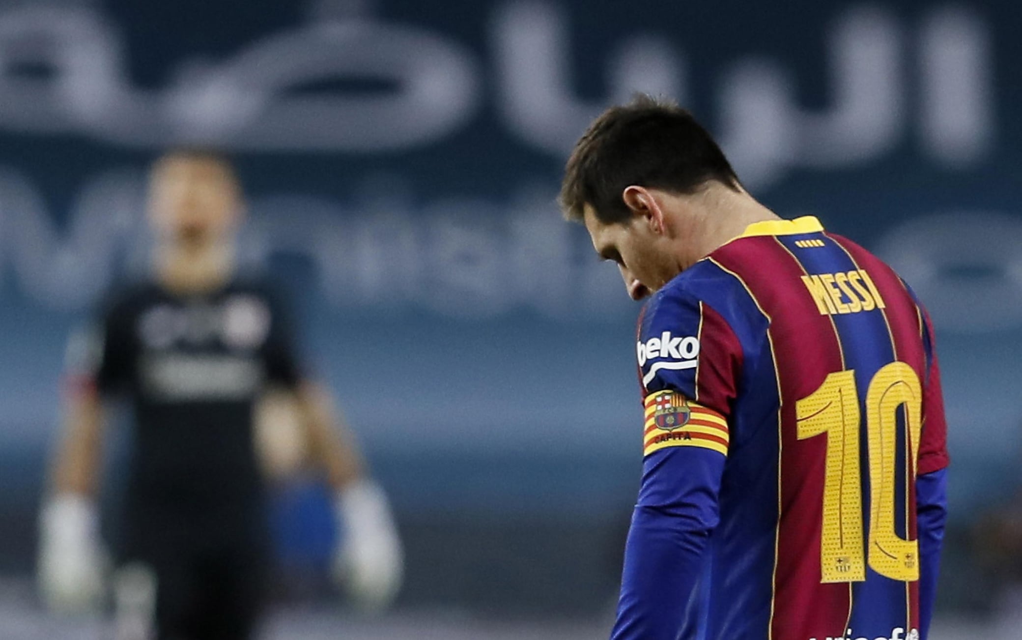 Messi, prima espulsione in carriera con il Barcellona Messi, prima espulsione in carriera con il Barcellona